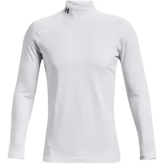 Under Armour ColdGear Fitted Mock Sportshirt Herren 100 white/black S