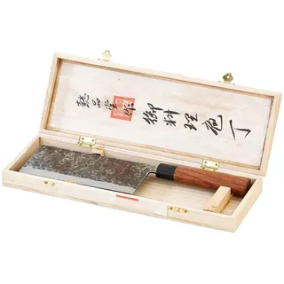 TokioKitchenWare Chinesisches Küchenbeil Hackmesser 0 cm Silber