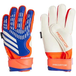 adidas Predator Match Kids Fingersave Torwarthandschuhe, Blau