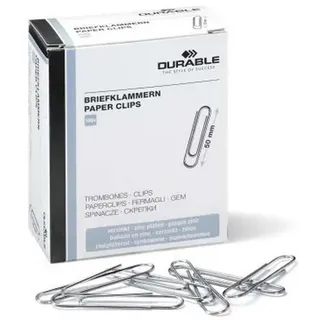 Durable 122425 Papierklammer Metall 100 Stück