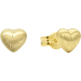 Amor Ohrstecker Herz Gelbgold 375 2013408 5mm