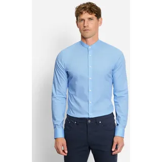 OLYMP Businesshemd OLYMP No. Six, super slim, Businesshemd, Stehkragen blau 42