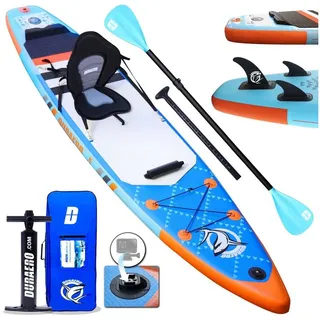 DURAERO Inflatable SUP-Board Stand up Paddle Board, 330x76x15cm, bis 150kg blau