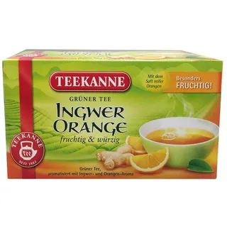 Teekanne Gr?ner Tee Orange & Ingwer 20 x 1.75g
