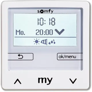 SOMFY Soliris Smoove Uno Steuerung Windsensor weiß