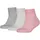 Socken 3 Paar Pink 23-26