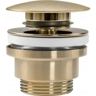REA Waschbeckenstöpsel Universal click-clack Gold Mat Waschbecken-ablauf