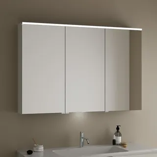 120 cm Waschtischbeleuchtung weiß hochglanz