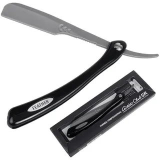 Feather Artist Club SR Rasiermesser, Einwegartikel, Schwarz, keine Klingen im Lieferumfang enthalten