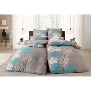OTTO home Susan Blumen Blau 155 x 220 cm + 80 x 80 cm