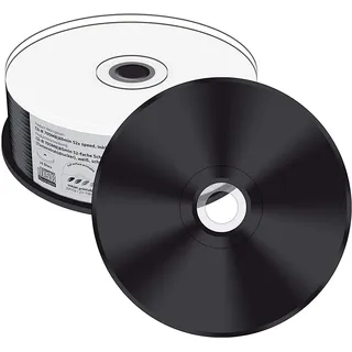 MediaRange 50 (2x 25Stk) MediaRange Rohlinge black CD-R 52x schwarz Printable