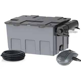 HEISSNER Durchlauffilter-Set FPU 24000 mit UVC-Klärer Teiche bis 24.000