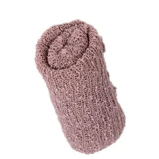 UKCOCO Neugeborenen Stretch Wickeltuch für Babyfotografie Langwellen Pucktuch Flieder als Fotorequisite und DIY-Requisiten für Schwangere