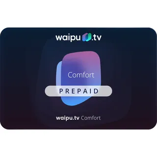 waipu.tv Comfort Guthabenkarte 12 Monate 84,99€