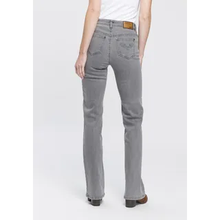 Arizona Bootcut-Jeans »Comfort-Fit«, ausgestellte Beinform, mit Eingrifftaschen, High-Waist Arizona grey used