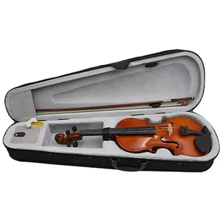 Jenbnoau Violine 1/4 Violine, Musikinstrumente für Erwachsene und Kinder, Mit Hartschalenkoffer, Bogen, Perfekt für AnfäNger