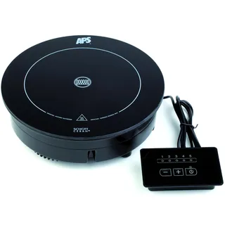 APS Induktionskochplatte, 900 W, Ø 24 cm, 5 Leistungsstufen