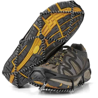 Yaktrax Unisex Walk Schuhkrallen Eisspikes, Schwarz (Schwarz), Medium (EU-Schuhgröße 41-43)