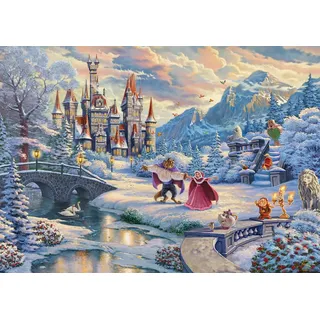 Schmidt Spiele Disney, Die Schöne und das Biest, Zauberhafter Winterabend 1000 Teile
