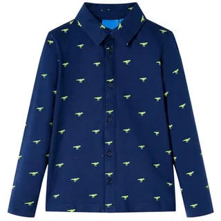 vidaXL Kinderhemd Marineblau 104
