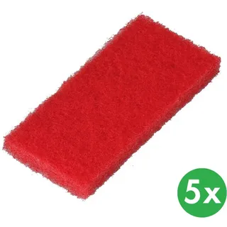 Boden- und Flächenscheuerpads, 25 x 11,2 cm, mittlere Härte (5 Stk.)