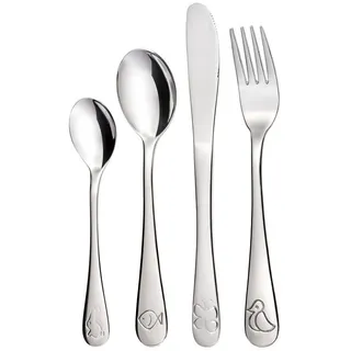 Gräwe Kinderbesteck TIERE in silberfarben | Gr.: onesize