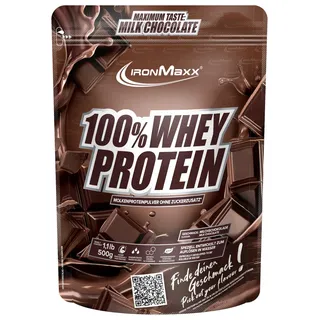 IronMaxx 100% Whey Protein Milchschokolade Pulver 500 g