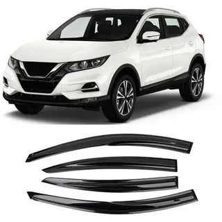 OTJSM Autofenster Windabweiser für Opel Antara, Regenabweiser Seitenfenster Luftabweiser Anklebbare Deflektoren Fenster Visiere Regenschutz Abdeckung Windabweiser Auto Zubehör