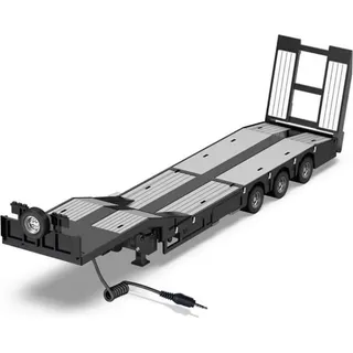 Siku 3-Achs-Tieflader Tieflader, Schwarz