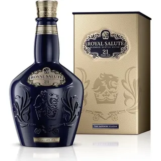 Chivas Regal 21 Years Old Royal Salute Blended Scotch 40% vol 0,7 l Geschenkbox