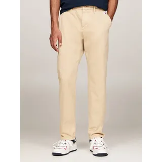 Tommy Jeans Chinohose TJM RYAN TWILL CHINO mit Logo-Patch braun 36