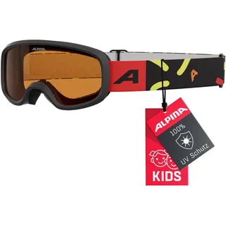 Alpina Carvy 3.0 Kinderskibrille 451 red matt orange
