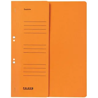 Falken Ösenhefter 80000516 DIN A4 1/2 Vorderdeckel orange