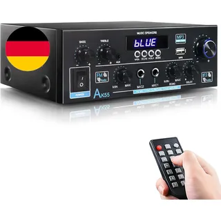 Hifi-Verstärker  Mini Verstärker, 500W,2 Kanäle Bluetooth Verstärker Hifi Stereo