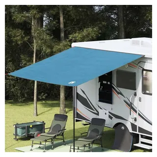 vidaXL Wasserfeste Plane mit Dach 240 x 300 cm Blau