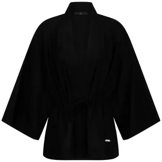 Jacke weitem 3/4-Kimonoarm Emilia Lay schwarz, 50