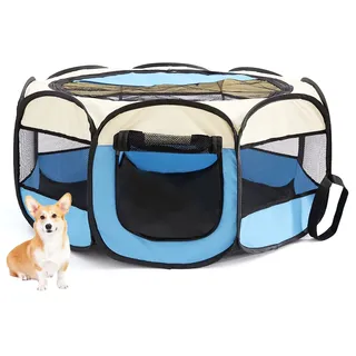 Floving Tragbares faltbares Haustier-Laufkatze Innen- / im Freiengebrauch -8 Verkleidung, wasserdicht (XL)