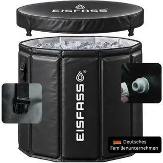 EISFASS Eisfass EASY 2.0, Größe 80cmØx75cm in Schwarz Schwarz