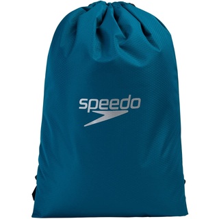 Speedo Unisex Erwachsene Pool Bag Pooltasche, Nordic Teal/Schwarz/Grün Glow, Einheitsgröße