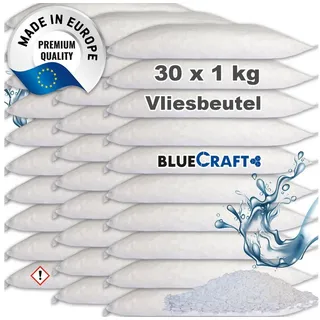 Bluecraft 30x 1kg Raum Luft-Entfeuchter Granulat im Vliesbeutel