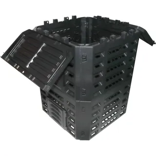 Hti-Living Komposter 320L Carly schwarz / grün PP Plastik