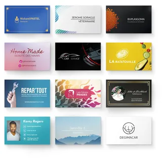 50 bis 5000 professionelle personalisierte Visitenkarten - Premium - UTTSCHEID