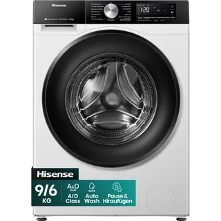 Hisense WD3S9043BW3 Waschtrockner (9 kg / 9 kg, 1400 U/min)