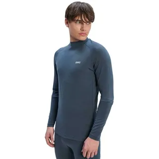 POC Merino Mock Neck Langarm-baselayer Sylvanite Grey L