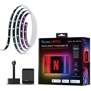 Govee RGBIC Netflix Envisual TV Backlight 24 W 55-65 Zoll mehrfarbig