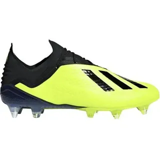 ADIDAS Fußball - Schuhe - Stollen X 18.1 SG, Größe 40 2⁄3 in Weiß SYELLO/CBLACK/FTWWHT
