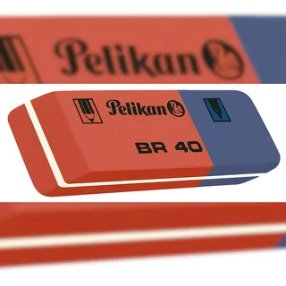 Pelikan Radiergummi BR40 rot/blau