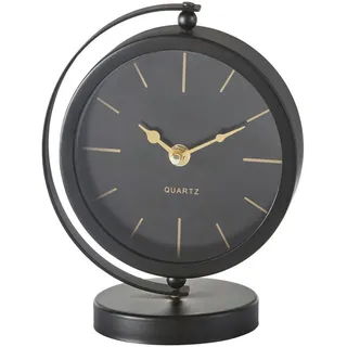 Boltze Tischuhr BALIA, goldene Zeiger 20 cm
