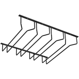 SOTech Gläserhalter für 4 Glasreihen 460 x 355 x 70 mm schwarz