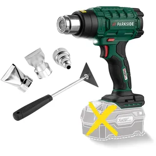 Parkside Akku-Heißluftgebläse »PHLGA 20-Li B1«, mit Aufsätzen, ohne Akku Ladegerät